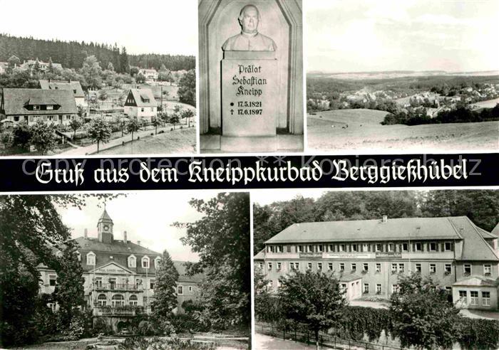 Berggiesshuebel Kneipp Denkmal Paul Linde Haus Kurhaeuser Kneippkurort