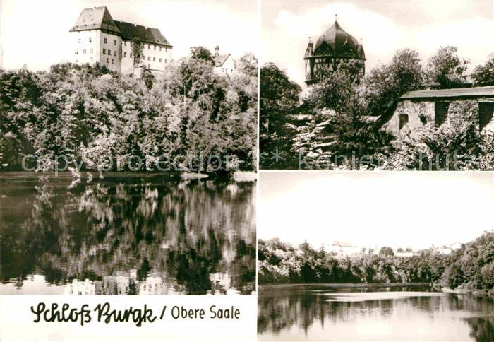 Burgk Saale-Orla-Kreis Schloss Zwingermauer Hungerturm Ausgleichbecken