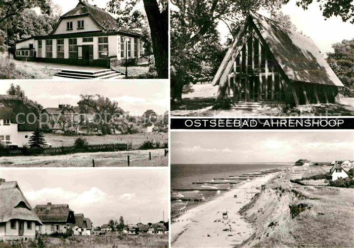 Ahrenshoop Ostseebad Teilansichten Kirche Strand Kueste