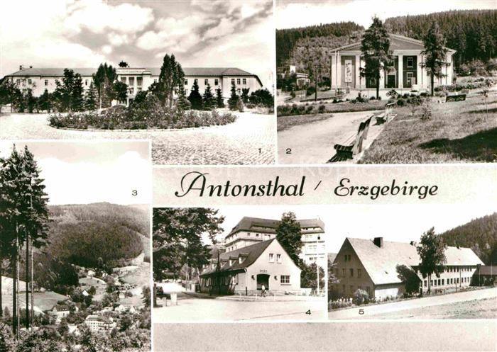 Antonsthal Erzgebirge Sanatorium OT Antonshoehe Klubhaus Post Oberschule
