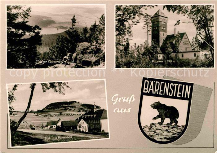 Baerenstein Annaberg-Buchholz Panorama Blick zur Talsperre Cranzahl Berggaststae