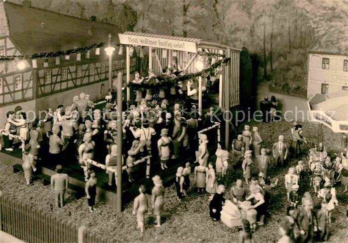 Einsiedel Chemnitz Erzgebirgische Dorfkirmes Volkskunstwerk von E. Parthey