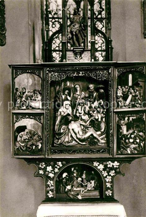 Annaberg-Buchholz Erzgebirge St Annenkirche Baeckeraltar