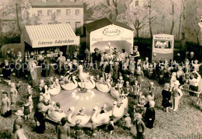 Einsiedel Chemnitz Erzgebirgische Dorfkirmes Volkskunstwerk von E. Parthey