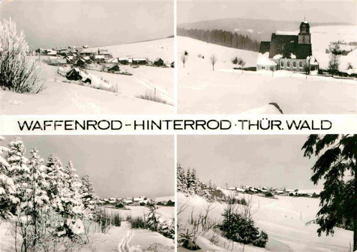 Waffenrod-Hinterrod Winterpanorama