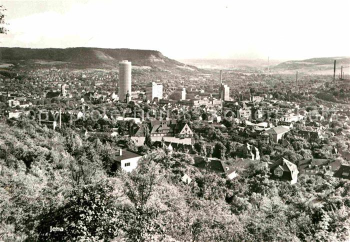 Jena Thueringen Blick ueber die Stadt