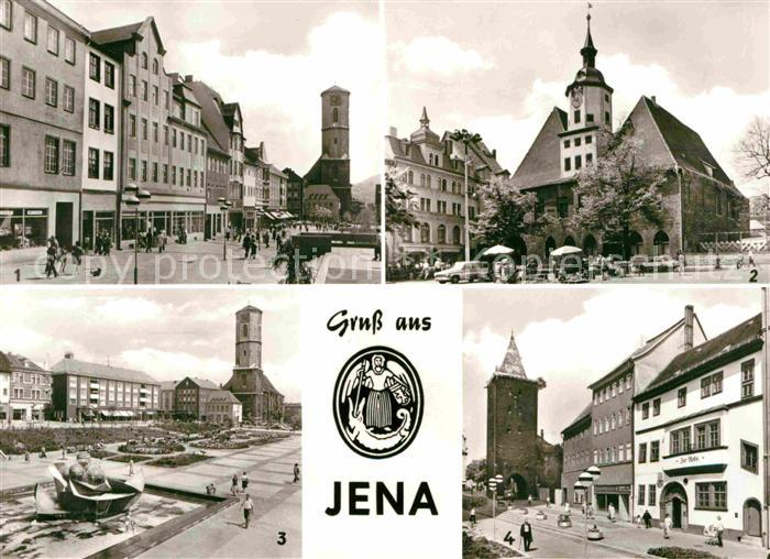 Jena Thueringen Johannisstrasse Historisches Rathaus Platz der Kosmonauten Johan