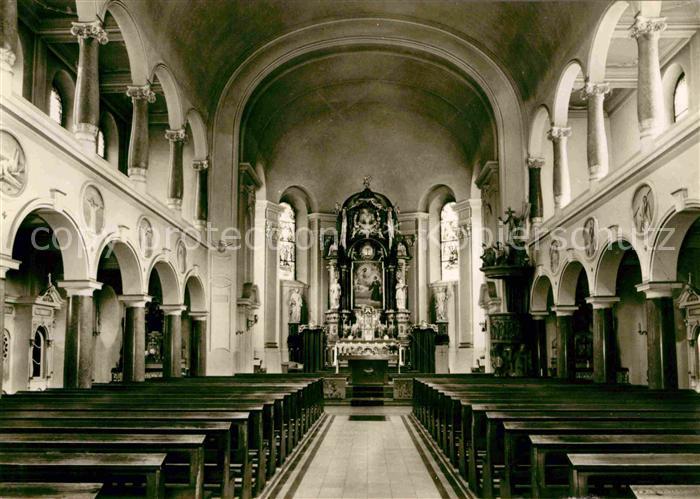 Heiligenstadt Eichsfeld Pfarr und Klosterkirche St Gerhard Innenansicht