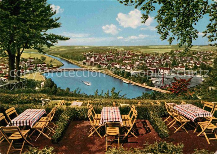Kettwig Cafe Restaurant Haus Seeblick Gartenterrasse Panorama
