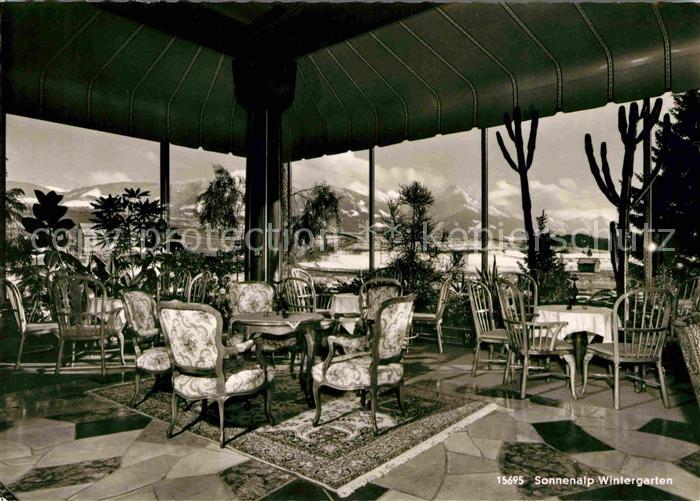 Sonthofen Oberallgaeu Kneippbad Sonnenalp Wintergarten