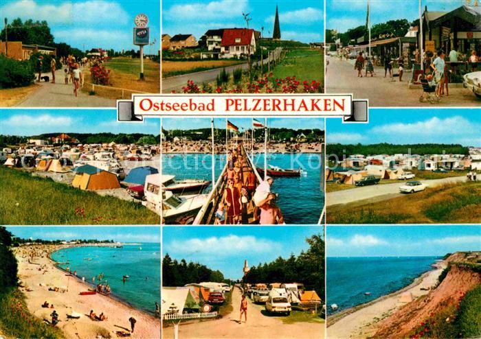 Pelzerhaken Strand Promenade Campingplatz Hafen Steilkueste