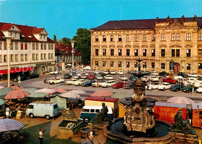ERLANGEN Bayern Marktplatz und Schloss
