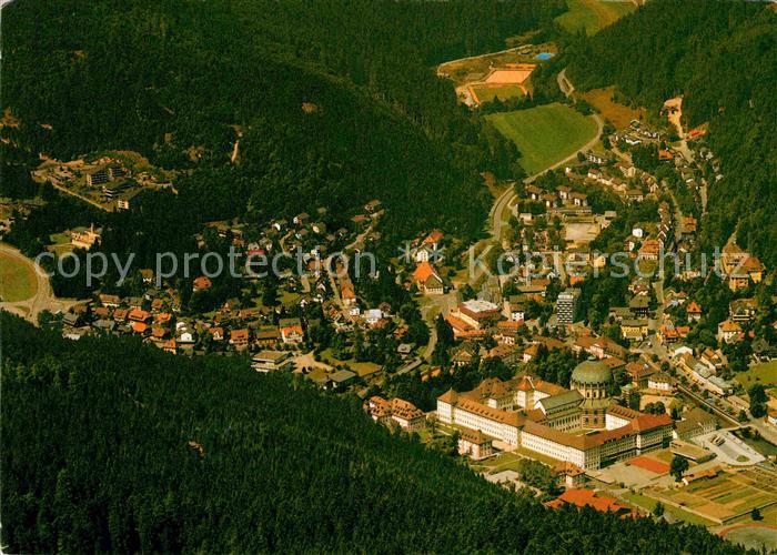 St Blasien Fliegeraufnahme Ehem Benediktinerabtei