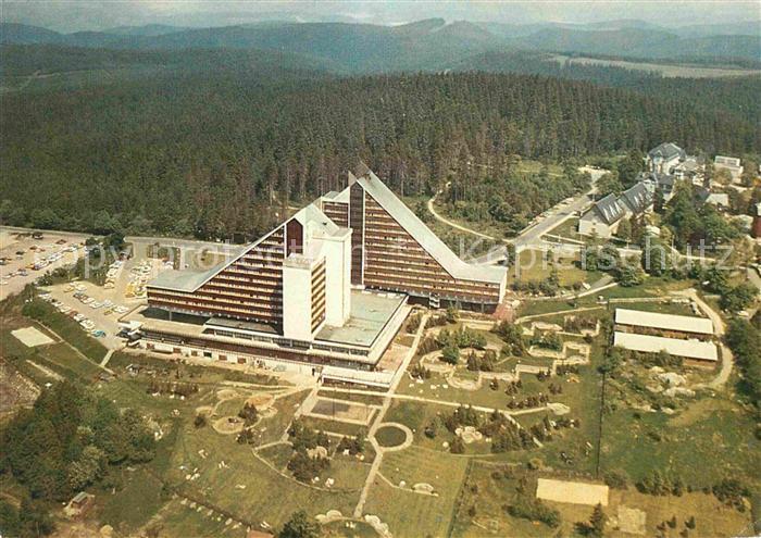 Oberhof Thueringen Interhotel Panorama Fliegeraufnahme