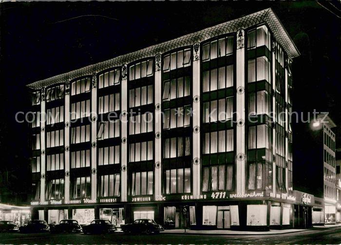 Koeln Rhein Blau Gold Haus