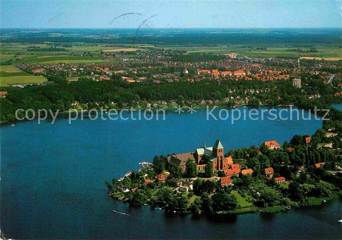 Ratzeburg Schleswig-Holstein Domhalbinsel Fliegeraufnahme