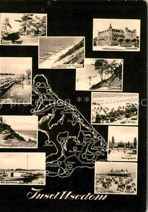 Insel Usedom Zempin Koserow Zinnowitz Wolgast ueckeritz Hochufer Bansin Heringsd