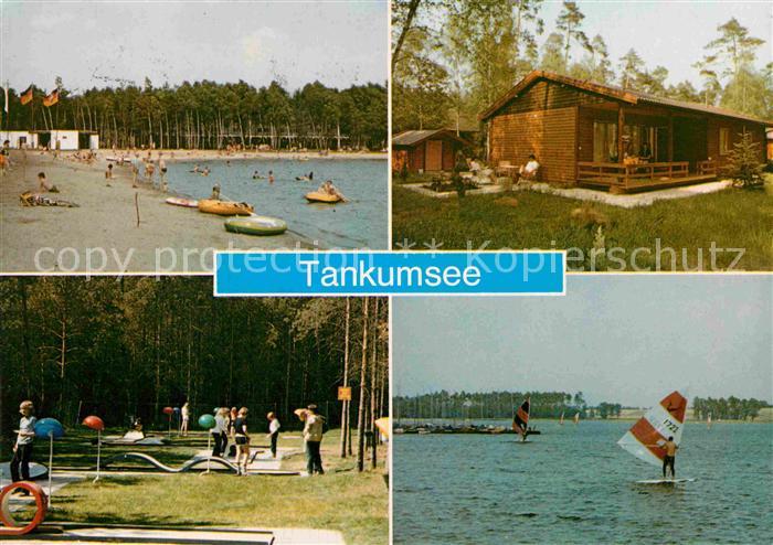 Isenbuettel Tankumsee Blockhaus Strand Minigolfanlage