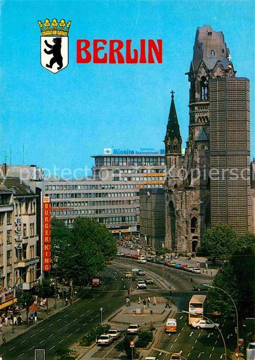 BERLIN  CITY Kaiser Wilhelm Gedaechtniskirche