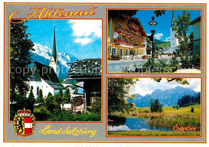 Abtenau Kirche Dorfmotiv Egelsee