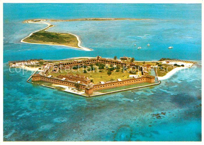 Key West Fort Jefferson Dry Tortugas Fliegeraufnahme