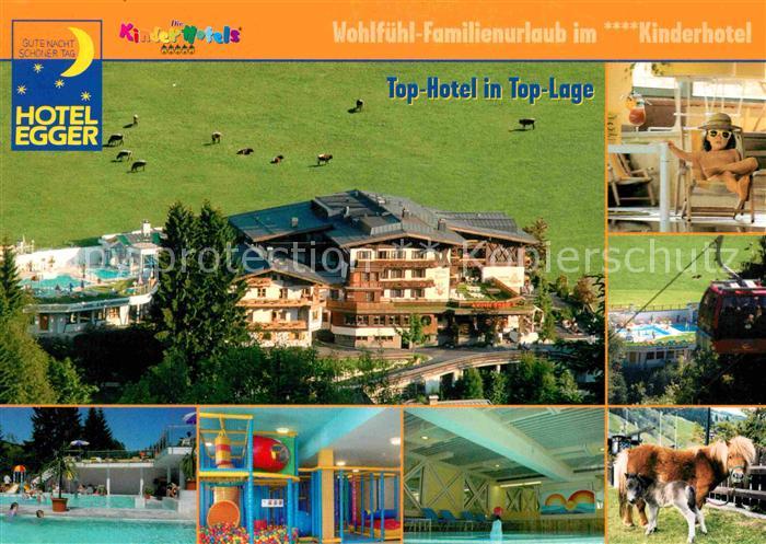 Saalbach-Hinterglemm Hotel Egger Panorama Badelandschaft Erlebnis Saunawelt Pony