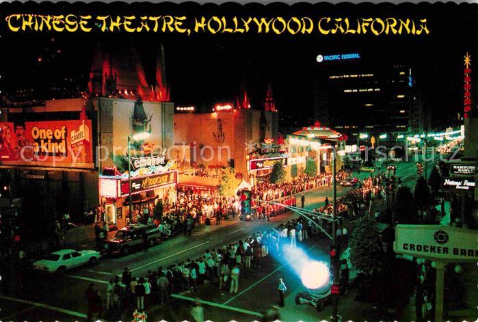 Hollywood California Chinese Theatre at night