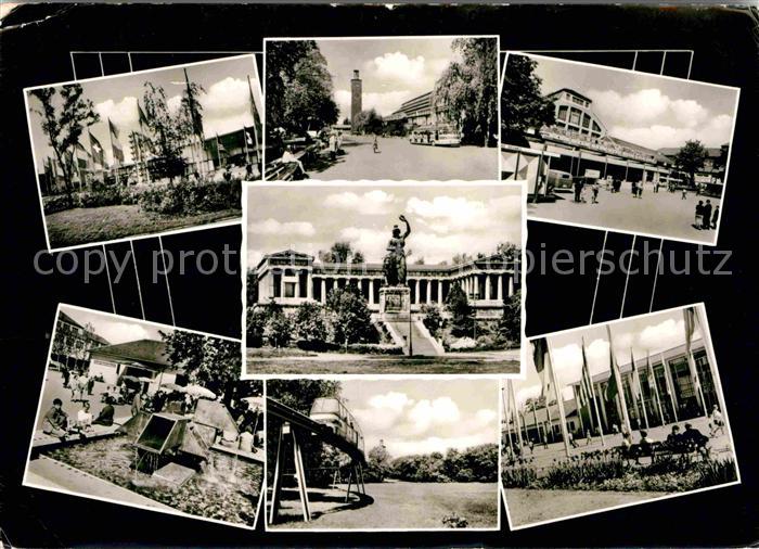 Muenchen Bayern Messegelaende Theresienhoehe Details