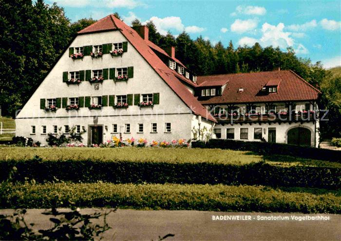 BADENWEILER BW Sanatorium Vogelbachhof