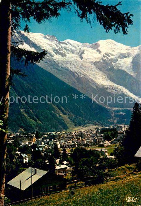 Chamonix Mont Blanc Vue generale