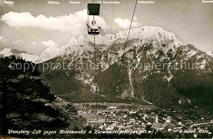 Mittenwald Karwendel Tirol Kranzberg Lift