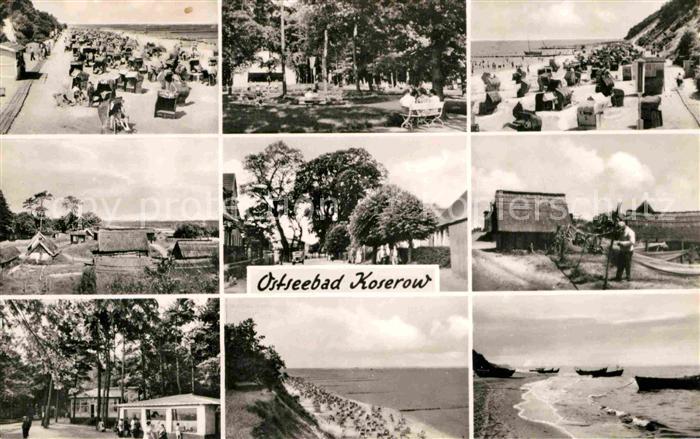 Koserow Ostseebad Usedom Strand Panorama Park Waldbaude