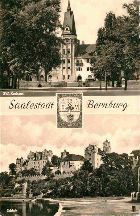Bernburg Saale Kurhaus Schloss