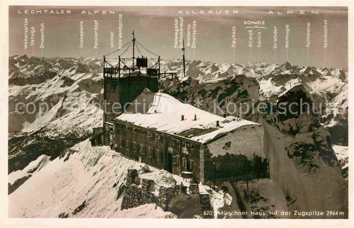 Zugspitze Muenchner Haus