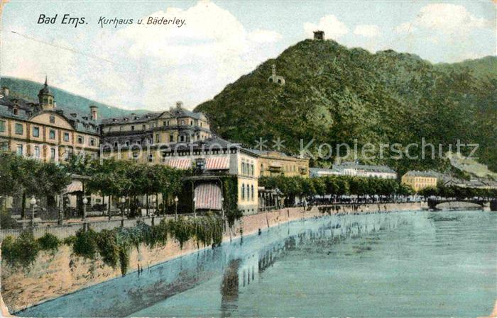 Bad Ems Kurhaus und Baederley