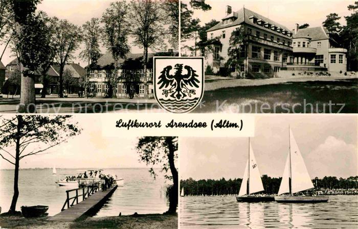 Arendsee Altmark Bootsteg Segelboote Park