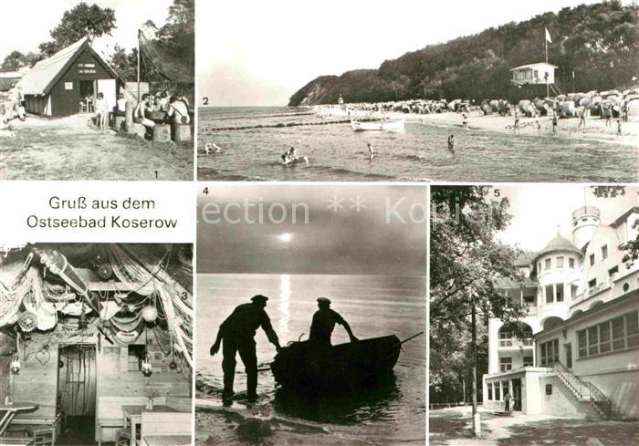 Koserow Ostseebad Usedom Feriendienst Uns Fischerstruw Strand Fischer Erholungsh
