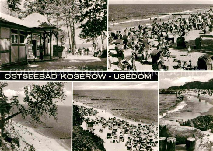 Koserow Ostseebad Usedom Badestrand Panorama Gaststaette