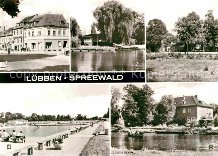Luebben Spreewald Breite Strasse StrandCafe Haus Burglehn Freibad Jugendherberge