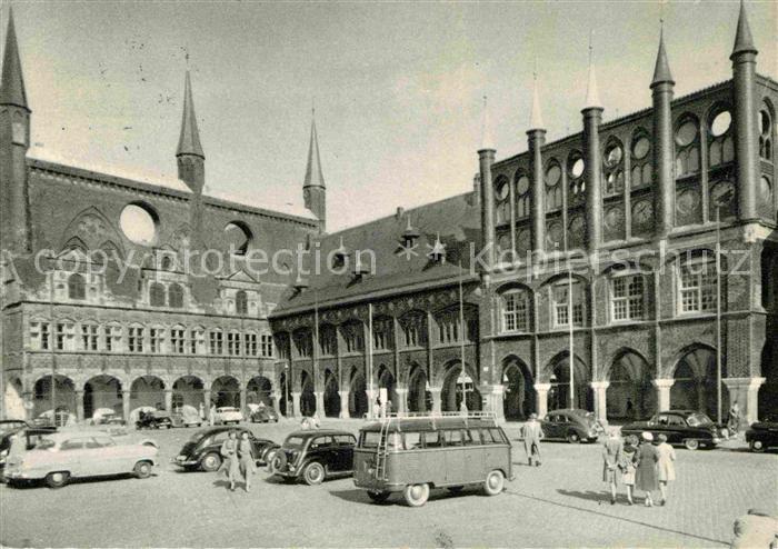 LueBECK  CITY Rathaus vom der Marktseite