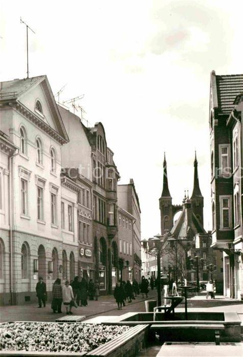 Koethen Anhalt Fussgaengerzone Altstadt Holzmarkt