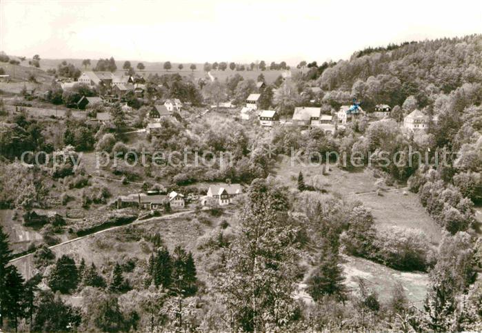 Kipsdorf Blick auf Oberkipsdorf