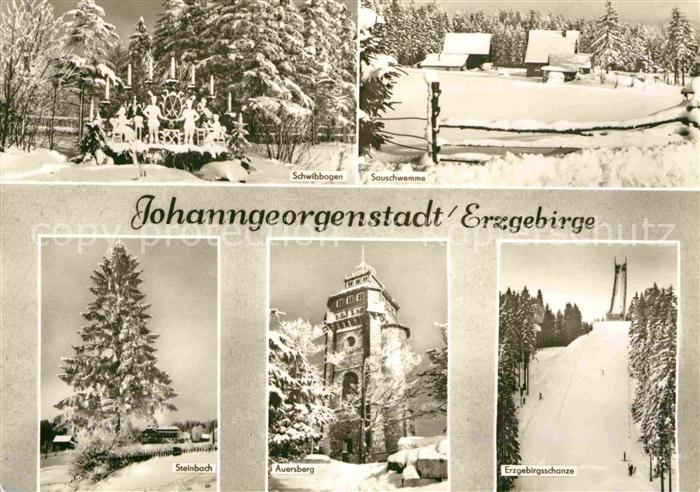 Johanngeorgenstadt Schwibbogen Erzgebirgsschanze Auersberg Steinbach
