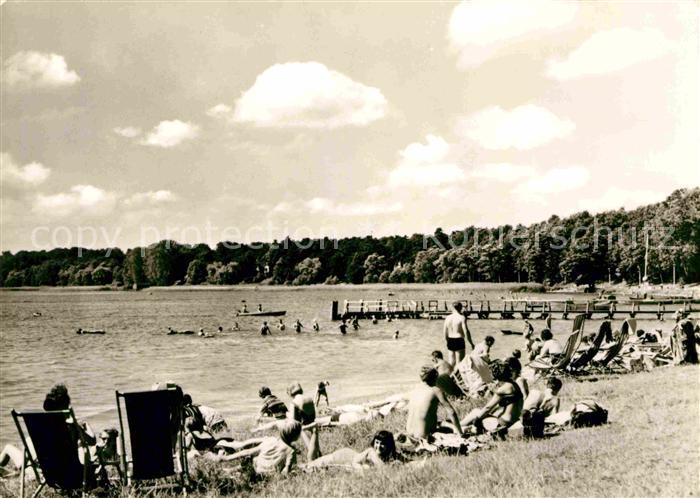Plau Mecklenburg Strandbad am See
