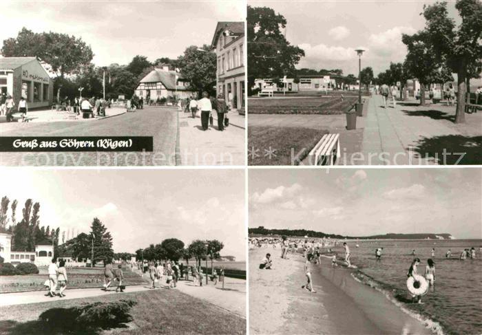 Goehren Ruegen Promenade Strand Park