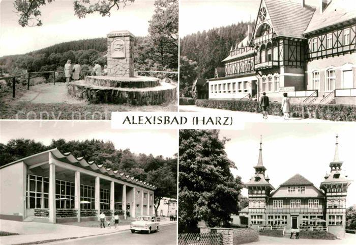 Alexisbad Harz Friedensdenkmal Hotel Linde Cafe Exquisit