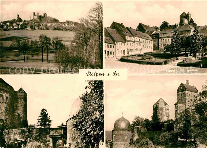 Stolpen Markt Burgruine