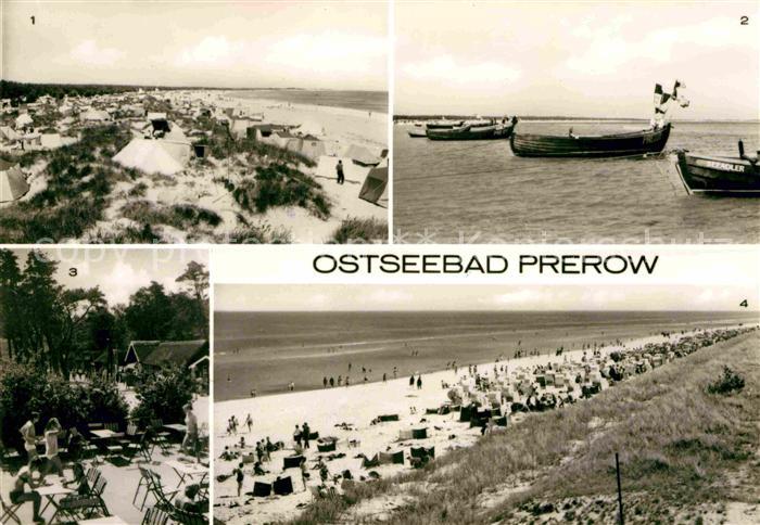 Prerow Ostseebad Strand Fischerboote Strandstrasse