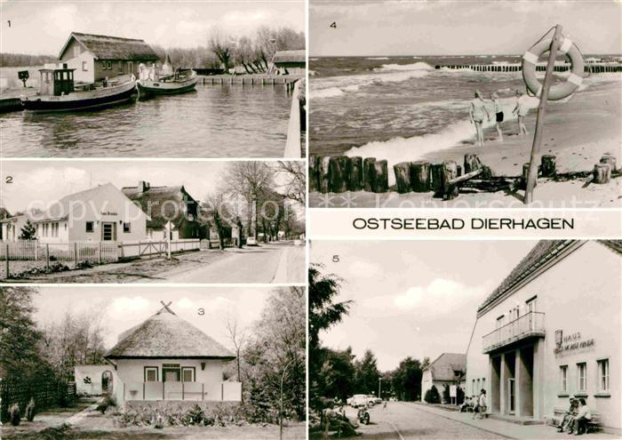 Dierhagen Ostseebad Strand Bootshafen Ferienheim Ernst Moritz Arndt