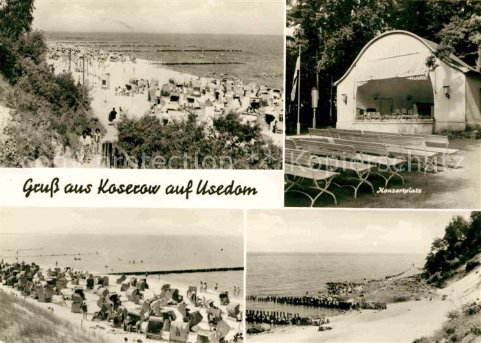 Koserow Ostseebad Usedom Strand Konzertplatz
